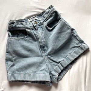 American Apparel Cuff Shorts